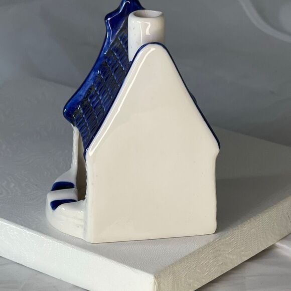 VTG Delft Blue ceramic house ashtray. - Picture 4 of 10